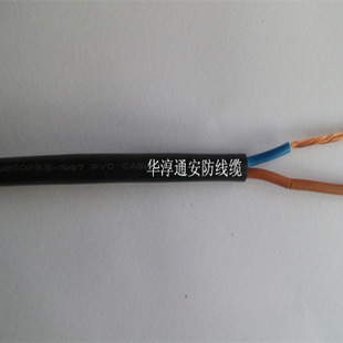 国标黑色挤压护套线RVV2*2.5 纯铜电源线 深圳厂价批发 控制线缆