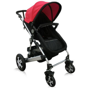 MiTuo 欧洲标准高景观婴儿车 四轮减震 双向推车 折叠婴儿手推车