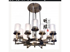 新中式吊灯 现代简约中式吊灯 工程新中式铁艺吊灯厂家