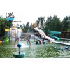 广州沁洋水上乐园设备戏水小品儿童水屋水上滑梯