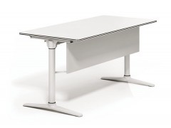 折叠培训条桌 会议室组合条桌 多媒体折叠会议桌生产厂家