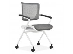 多功能重叠椅子 塑料培训椅 会议记录椅 办公洽谈椅