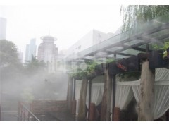 假山水池边冷雾人造雾系统企业生产