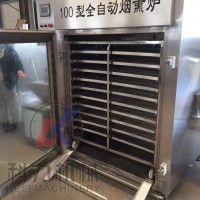 腊肉熏烤箱红肠蒸煮烘干机器烟熏炉厂家