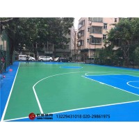 云南篮球场建设工程，篮球场材料厂家价格
