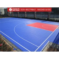 悬浮地板篮球场-专业可拆卸悬浮地板篮球场铺设